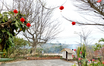 Lá khô, khói lam và mẹ