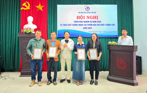 Báo Phụ nữ TPHCM đạt hạng B tác phẩm báo chí chất lượng cao TP Huế năm 2025