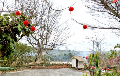 Lá khô, khói lam và mẹ