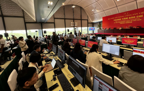 Khai trương Trung tâm Báo chí Đại hội XIV