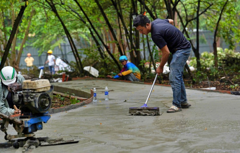 Bắt đầu cải tạo 'đất vàng' để làm công viên, vườn hoa cho người dân vui chơi