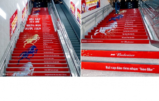 Budweiser ăn mừng mọi thành tựu ở Metro
