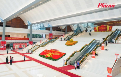 Toàn cảnh công tác chuẩn bị cho Đại hội XIV tại Trung tâm Hội nghị Quốc gia