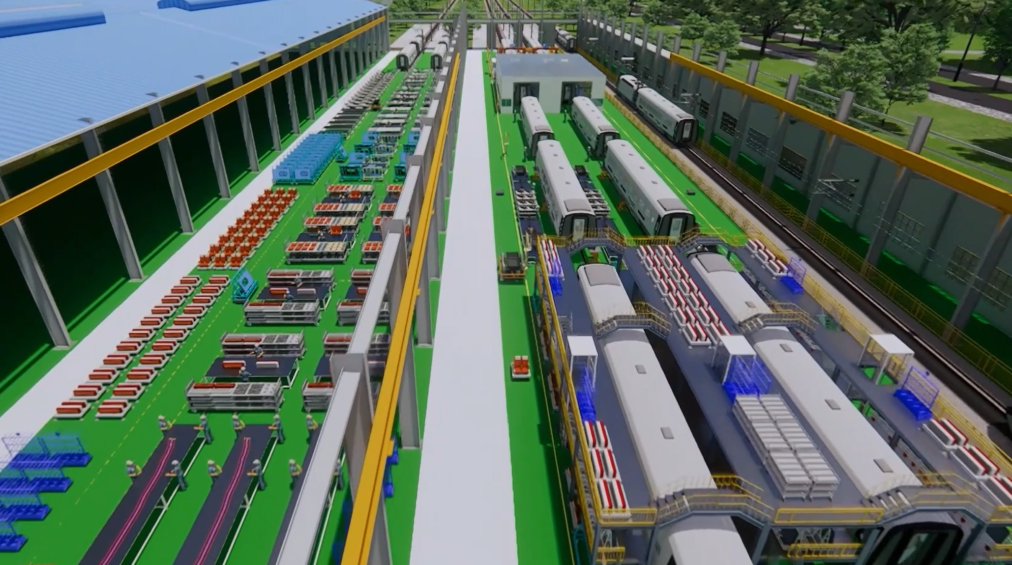 Mô phỏng toàn cảnh nơi lắp ráp tàu của nhà tàu THACO