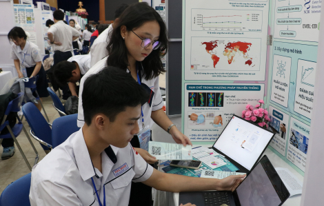 120 dự án của học sinh tranh suất thi khoa học kỹ thuật quốc gia