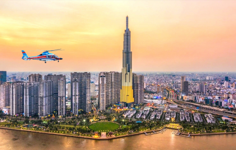Khôi phục dịch vụ ngắm TPHCM từ trực thăng