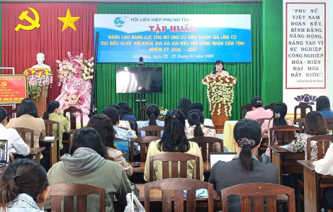 An Giang tập huấn nâng cao năng lực cho nữ ứng cử viên Đại biểu Quốc hội và HĐND