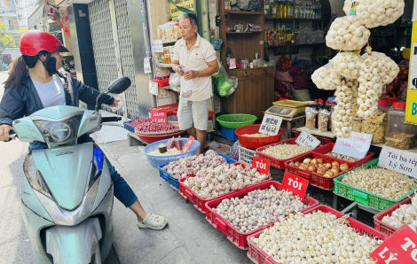 Hành kiệu ế ẩm, giá vẫn tăng