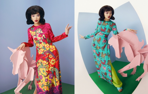 NTK Thủy Nguyễn và hành trình làm mới áo dài tết bằng ngôn ngữ nghệ thuật