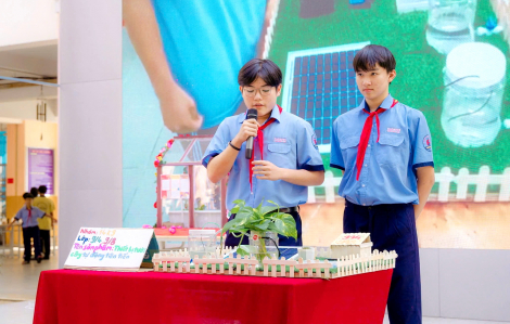 Lan tỏa tinh thần sáng tạo công nghệ xanh đến học sinh