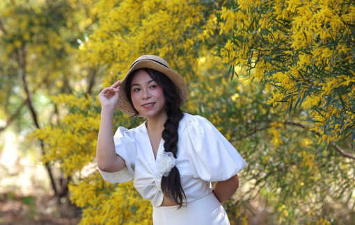 Check-in rừng keo lá tràm nhuộm vàng cung đường biển Phan Thiết