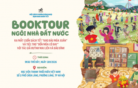Booktour chào Xuân với sách, bói Kiều, ẩm thực…