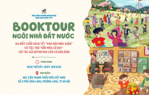 Booktour chào Xuân với sách, bói Kiều, ẩm thực…