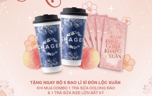 CHAGEE Việt Nam giới thiệu sản phẩm mới - Trà Ô Long Đào