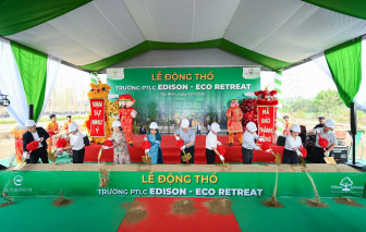 Động thổ tổ hợp giáo dục liên cấp Edison Eco Retreat quy mô đào tạo 3.600 học sinh