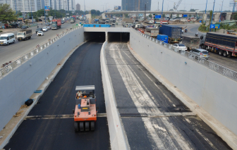 Hầm chui cuối cùng tại nút giao An Phú sẵn sàng thông xe ngày 2/2