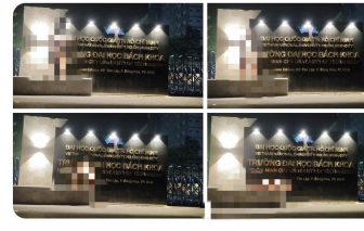 Xử phạt thanh niên có hành vi phản cảm trước cổng trường ĐH Bách khoa TPHCM