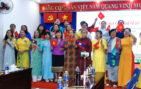Hội LHPN TPHCM họp mặt gia đình Việt với sinh viên Lào, Campuchia dịp Xuân Bính Ngọ 2026