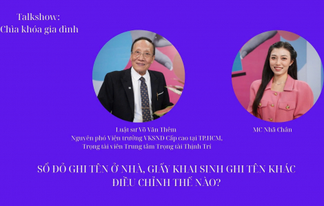 Tên trên sổ đỏ không khớp với khai sinh, xử lý ra sao?