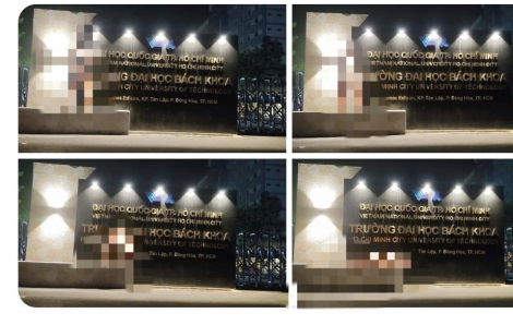 Xử phạt thanh niên có hành vi phản cảm trước cổng trường ĐH Bách khoa TPHCM