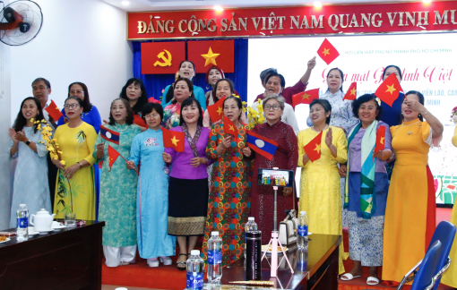 Hội LHPN TPHCM họp mặt gia đình Việt với sinh viên Lào, Campuchia dịp Xuân Bính Ngọ 2026