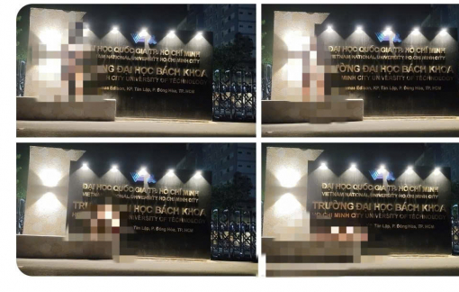 Xử phạt thanh niên có hành vi phản cảm trước cổng trường ĐH Bách khoa TPHCM