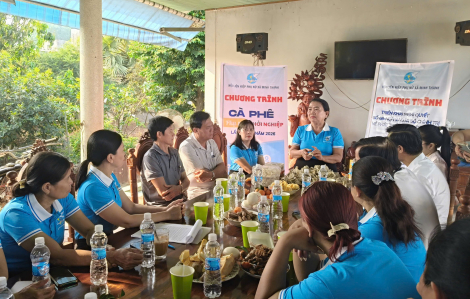 Xã Minh Thạnh tổ chức chương trình “Cà phê khởi nghiệp”