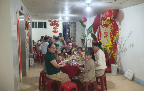 Có 1 xóm nhỏ ở chung cư Phong Bắc