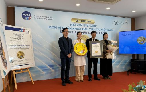 Đơn vị nhãn khoa đầu tiên tại Việt Nam đạt chuẩn chất lượng AACI