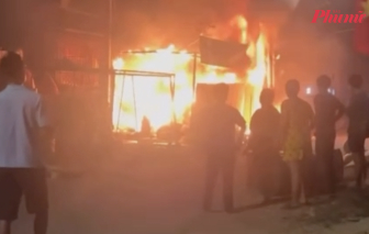 Cháy lớn tại Vĩnh Lộc lúc rạng sáng, nhiều tài sản bị thiêu rụi