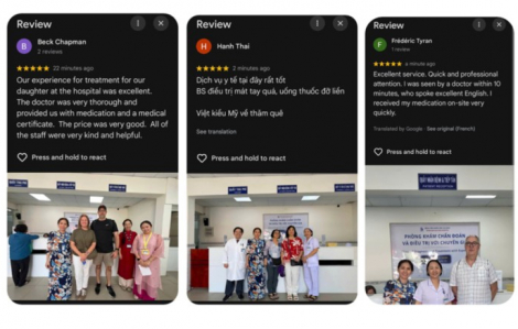 Một bệnh viện ở TPHCM được người nước ngoài, Việt kiều chấm 5 sao