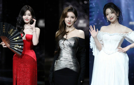 Bạch Lộc, Quan Hiểu Đồng, Trương Hinh Dư... so vai trần gợi cảm tại đêm hội Weibo 2026