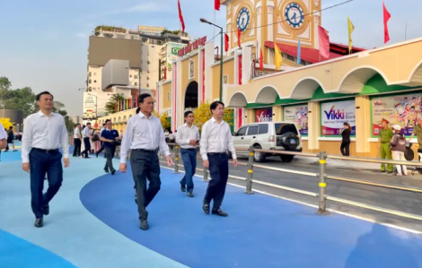 Lãnh đạo TPHCM khảo sát 3 công trình chỉnh trang phục vụ Tết Nguyên đán Bính Ngọ