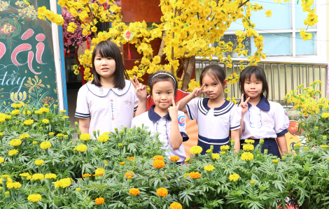 Trường học TPHCM nỗ lực mang tết đến cho học trò khó khăn