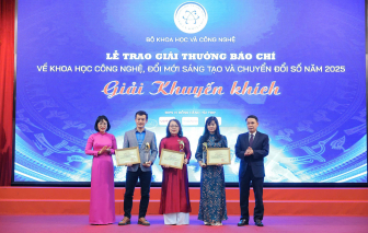 Báo Phụ nữ TPHCM giành giải thưởng báo chí về khoa học, công nghệ và chuyển đổi số
