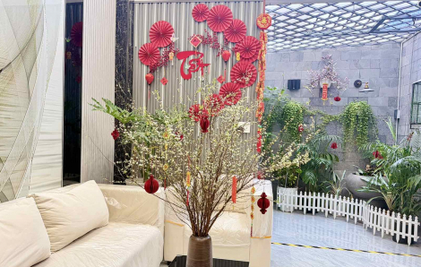 Cắt móng chân cho ba