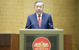 Tổng bí thư Tô Lâm phát biểu tại Hội nghị quán triệt nghị quyết Đại hội XIV của Đảng