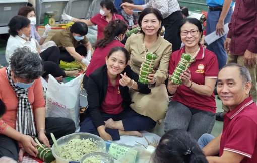 Thi gói bánh chưng, bánh tét tặng người nghèo