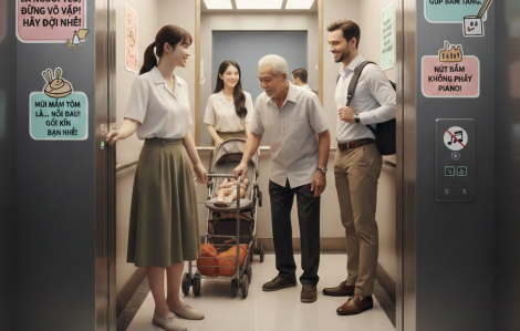 Thang máy chung cư: Nơi phơi bày văn hóa của 1 cá nhân