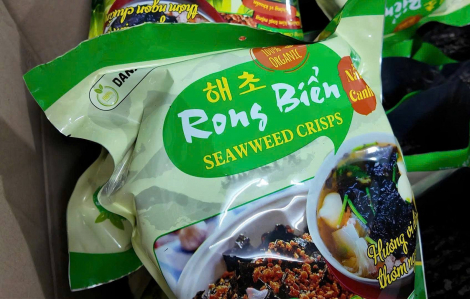 Nhập hàng Trung Quốc rồi dán mác rong biển Việt Nam bán ra thị trường