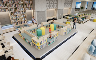 Đánh thức phòng sinh hoạt chung tại chung cư