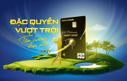 Thẻ Nam A Bank Happy Golf “tung” chính sách ưu đãi mới nhân dịp tết