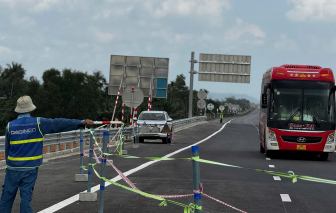 Dừng thông xe cao tốc Quảng Ngãi - Hoài Nhơn