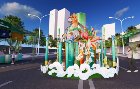 Đến Đường sách Tết Bính Ngọ ngắm linh vật, nghe rừng tre kể chuyện…