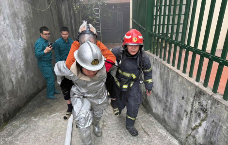 Cháy nhà ngày 26 tết, 2 người kịp thời được giải cứu