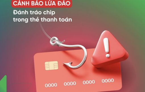 Dùng thẻ ngân hàng thanh toán ngày tết, coi chừng bị đánh tráo chip