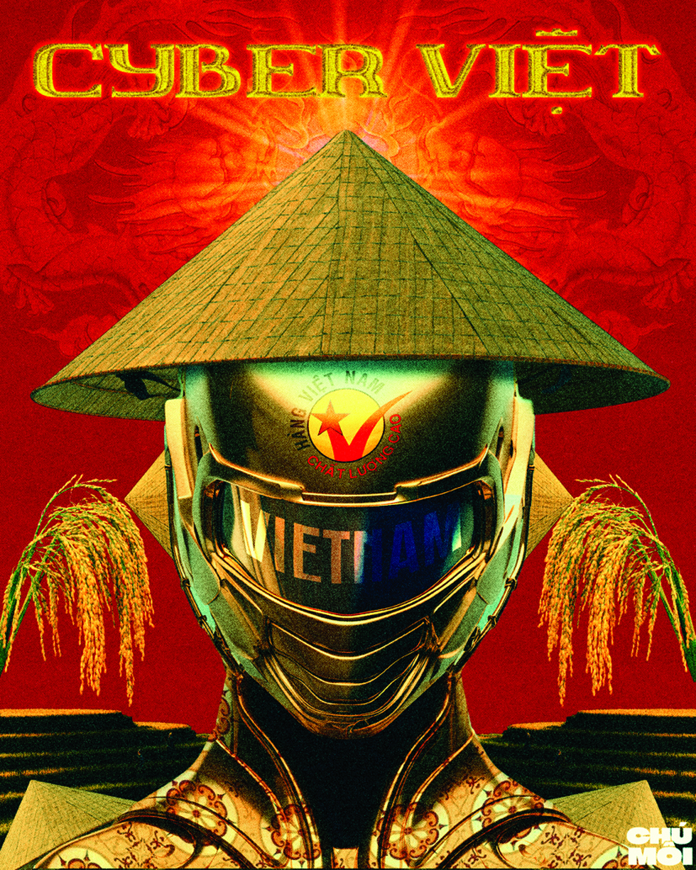 “Cyber Việt - Huyết Mạch Rồng Tiên” là bộ ảnh  Chú Môi thực hiện đón mừng đại lễ 2/9