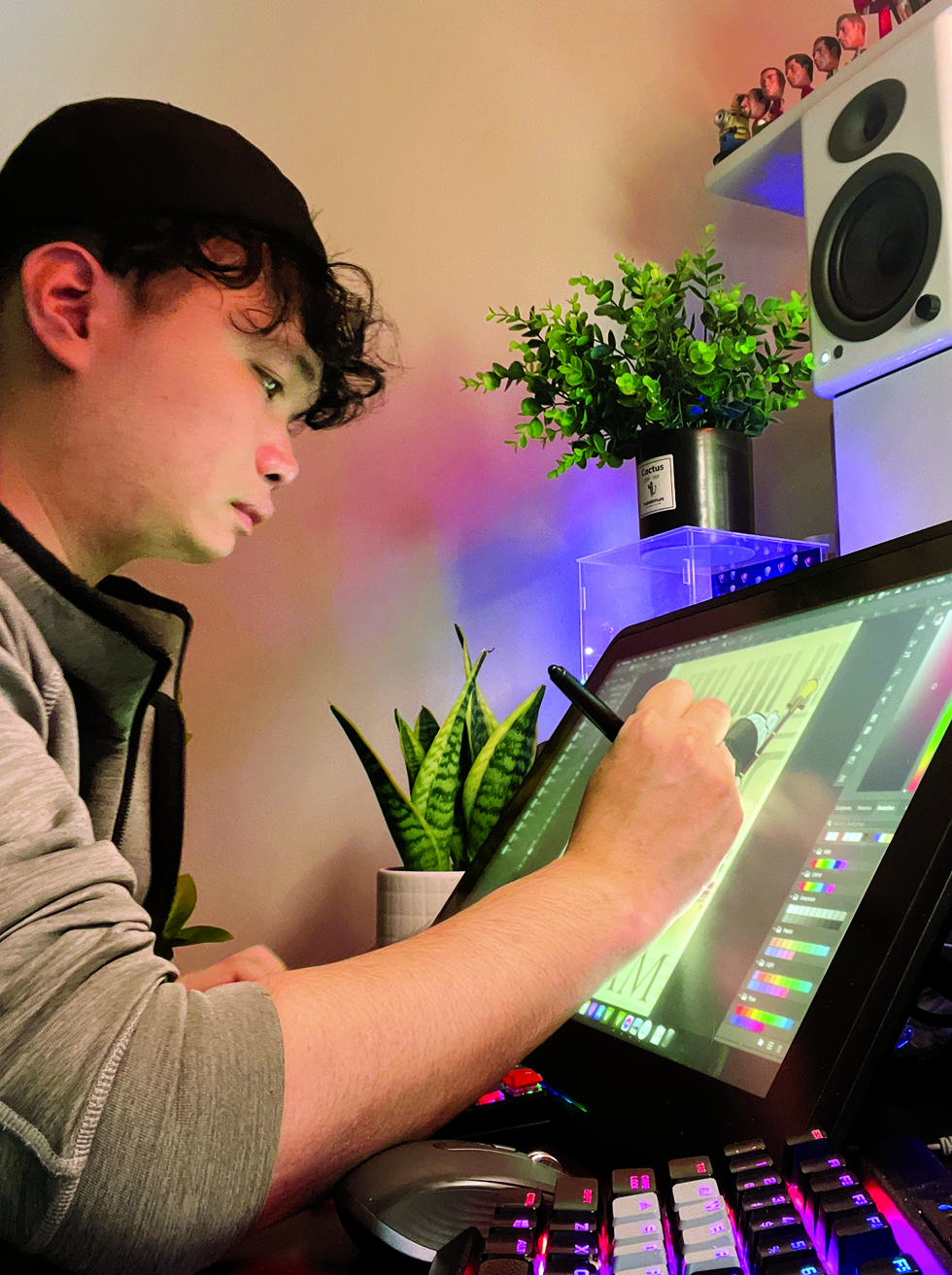 Chung Phạm thường dành phần nhiều  thời gian để nghiên cứu thông tin  trước khi thực hiện tác phẩm