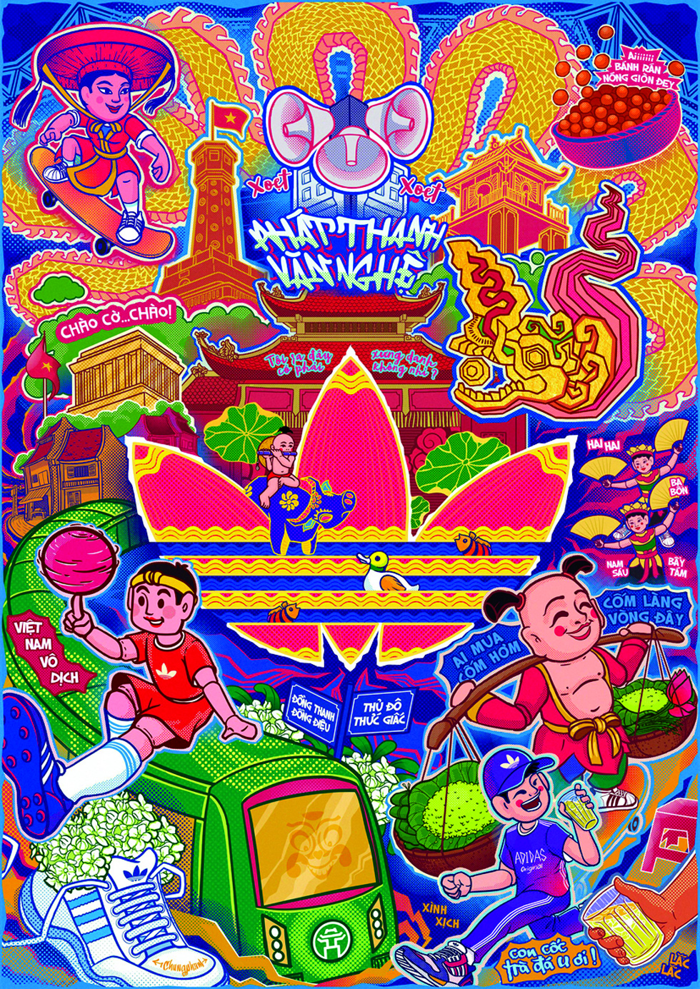 Thủ đô thức giấc là tác phẩm mà Chung Phạm tâm đắc tham dự cuộc thi Adidas Đồng Thanh