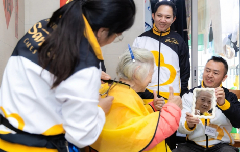 Cộng đồng dang tay mang tết Nguyên đán đến với người cao tuổi